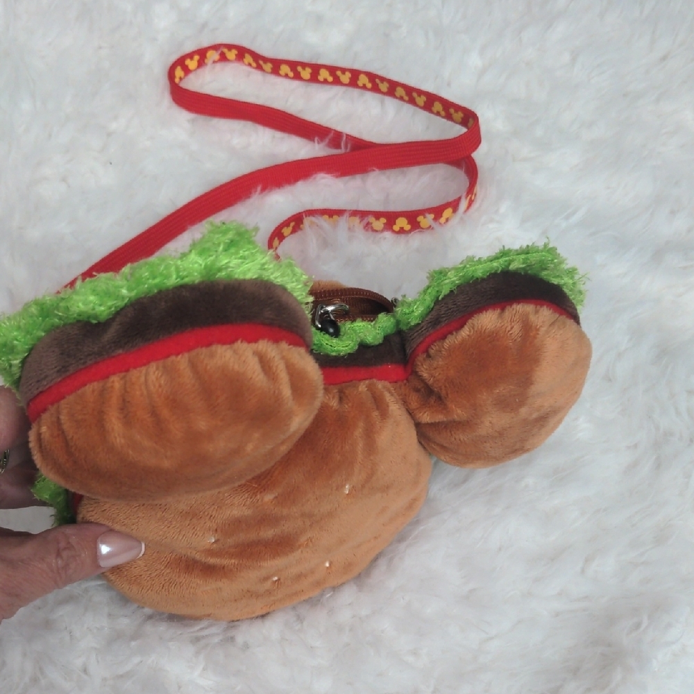 Tokyo Disney Resort Plush Mickey Burger Kids Crossbody Mini-bag - Picture 11 of 16